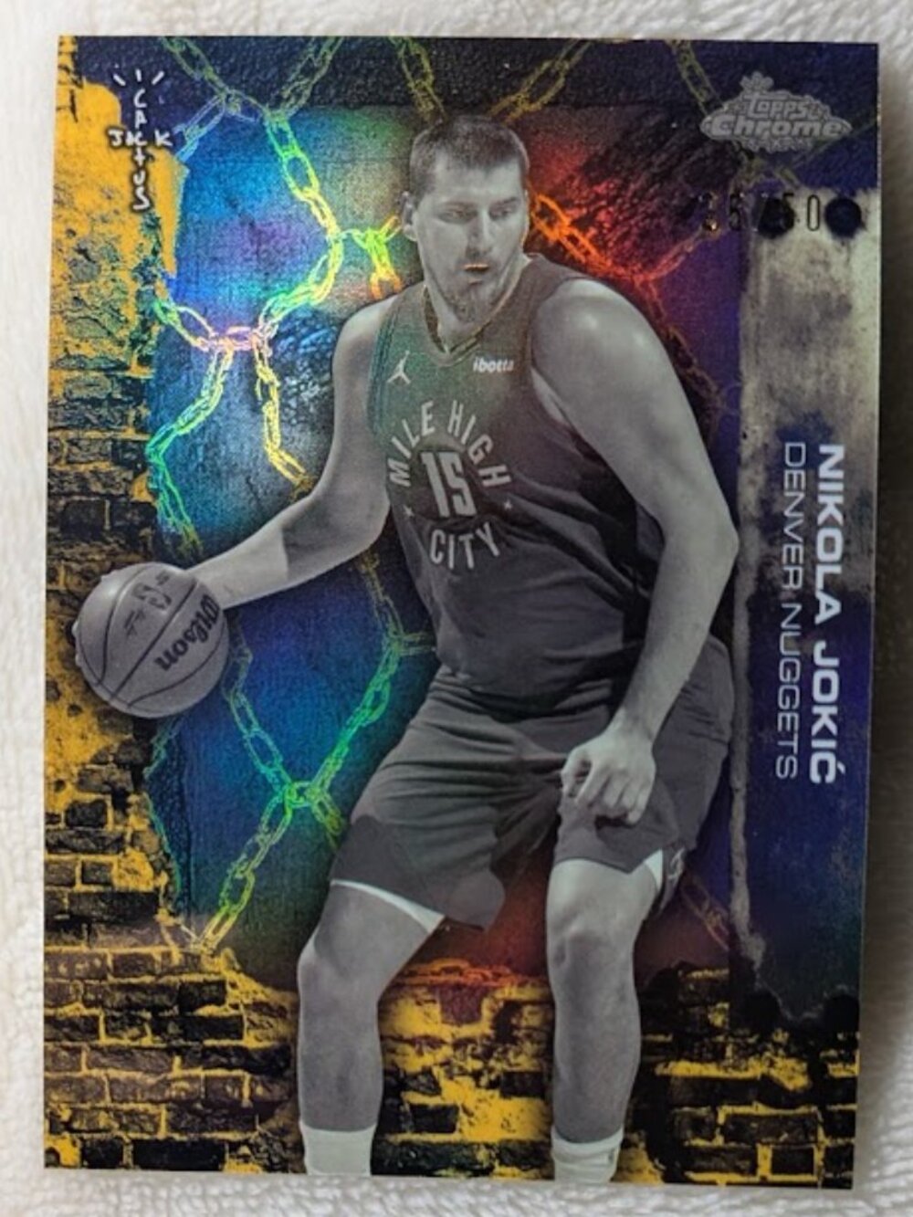 2026 Topps Cactus Jack NIKOLA JOKIC #31 25/50